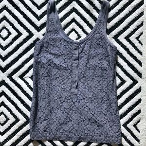 J. Crew | Lace Front Tank